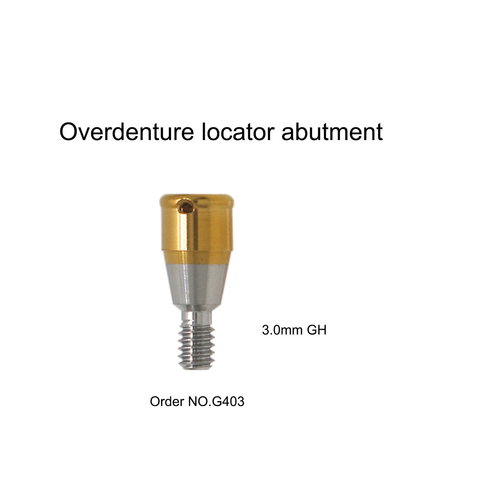 US Dio Overdenture Locator Abutment​ compatible With DlO UF(ll) Fixture Regular