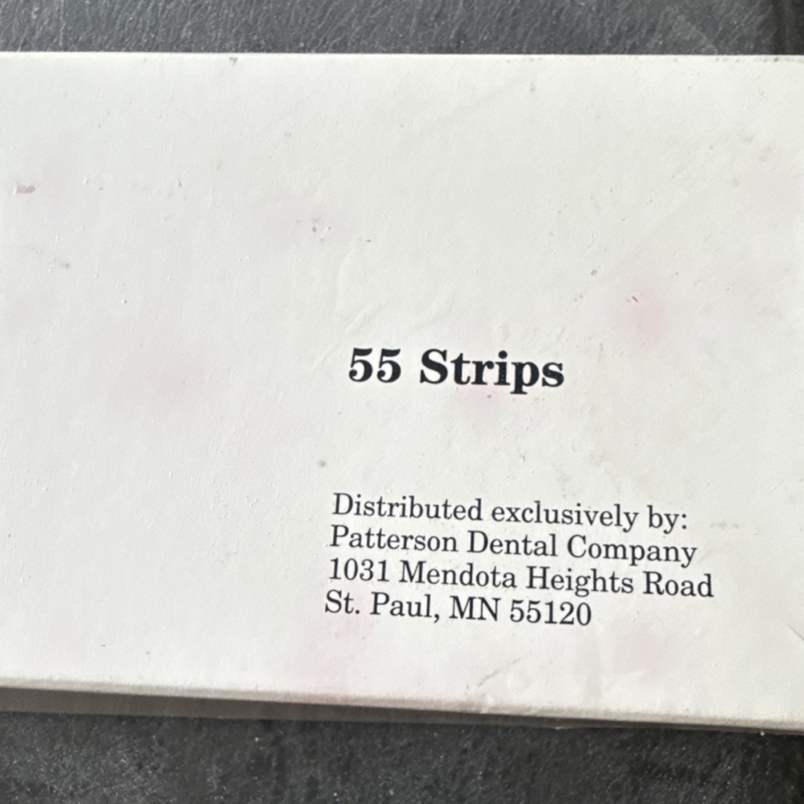 Patterson Wax Square Ropes White & Red Dental Laboratory Dentistry 55 Strips
