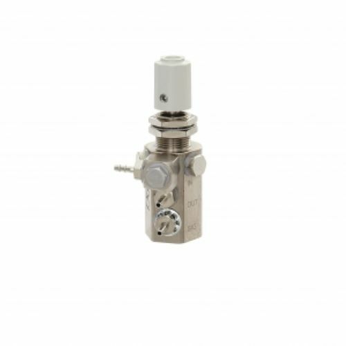 Water Relay Combo Valve with Gray Knob and Single Barb Swivel, DCI 7303