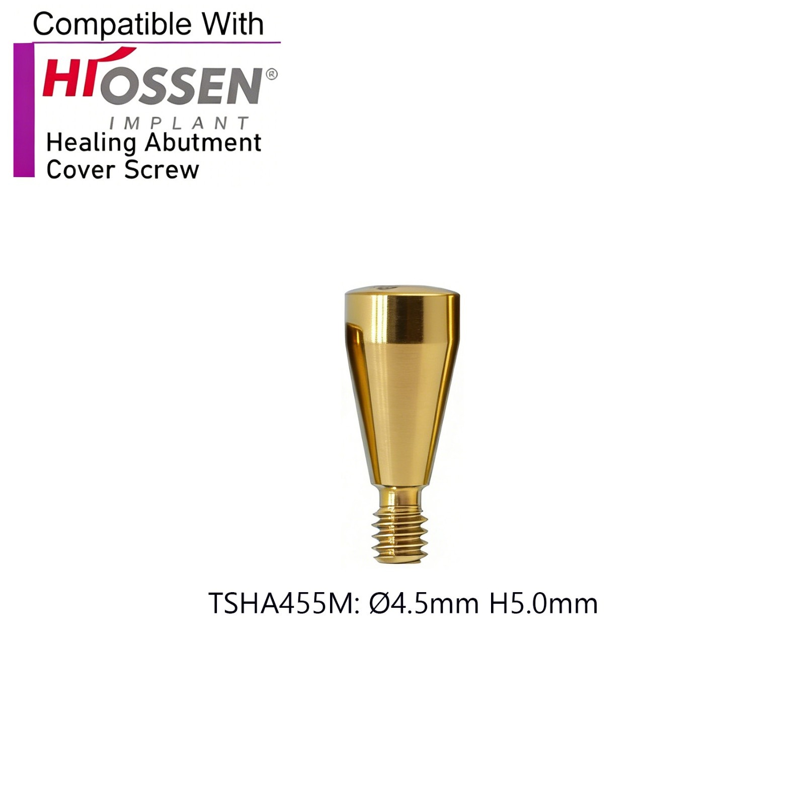 US 5Pcs Dental Healing Abutments Cover Screw Regular/Mini fit Osstem Hiossen