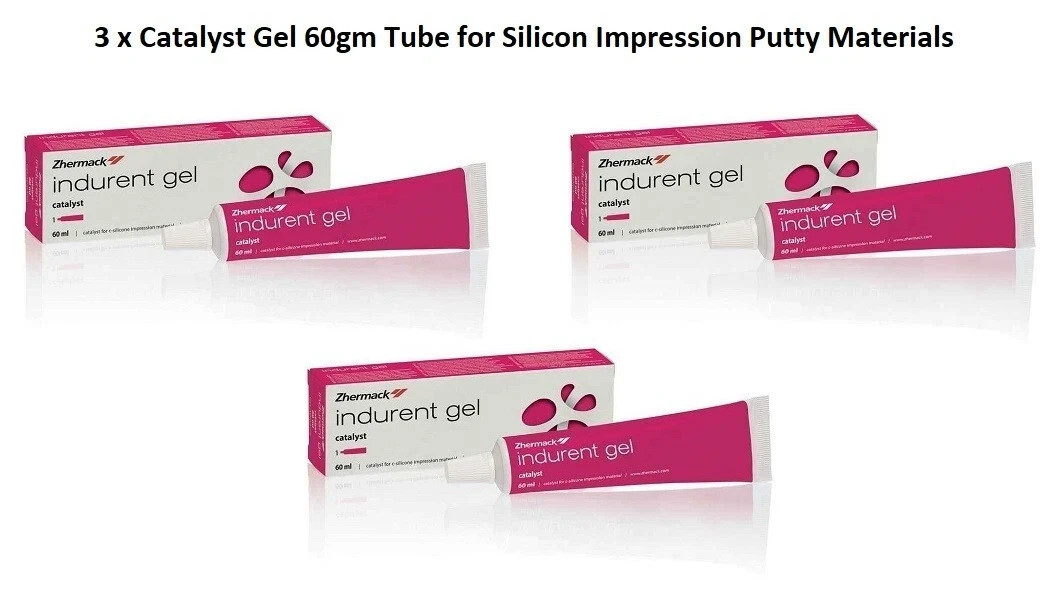 Zhermack Dental INDURENT GEL Catalyst 60ml Tube for Silicone Impression Putty