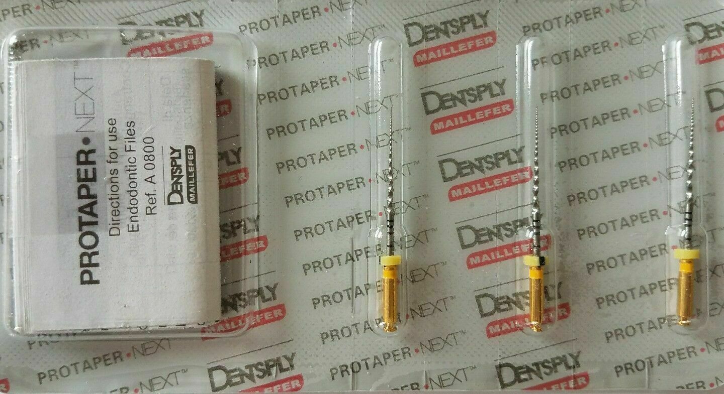 10Pks Dentsply Tulsa Protaper Next Files Dental Root Canal Endo X1/X2/X3/X1-X3
