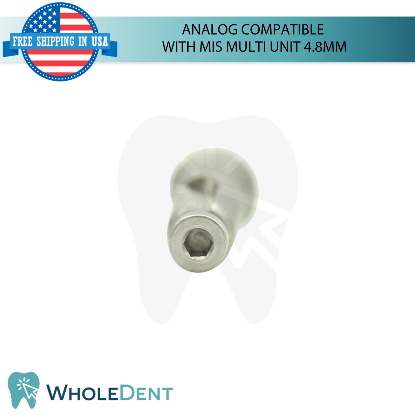 10x Dental Digital Analog Compatible MIS® Multi Unit System Ø4.8mm Replicate