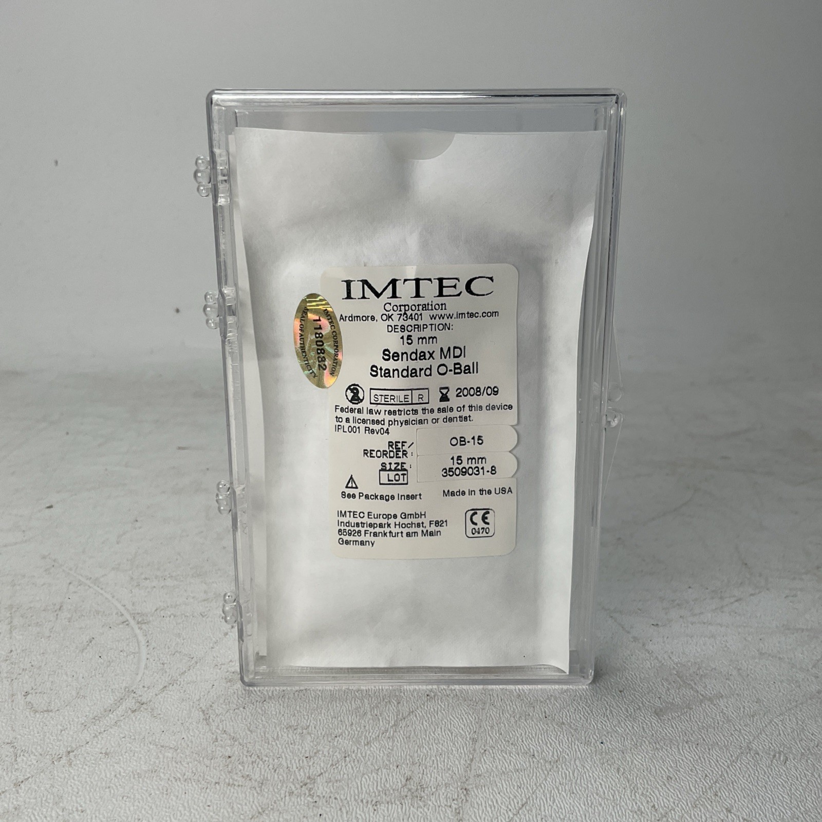 Imtec Sendax Lot Of 13 Dental Implant Tools Educational Training Only