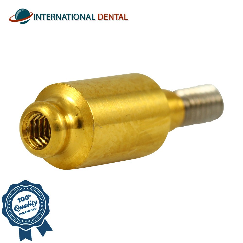 Dental Fixture Titanium Straight EKoator Attachment Standard Set Int Hex 2.42mm