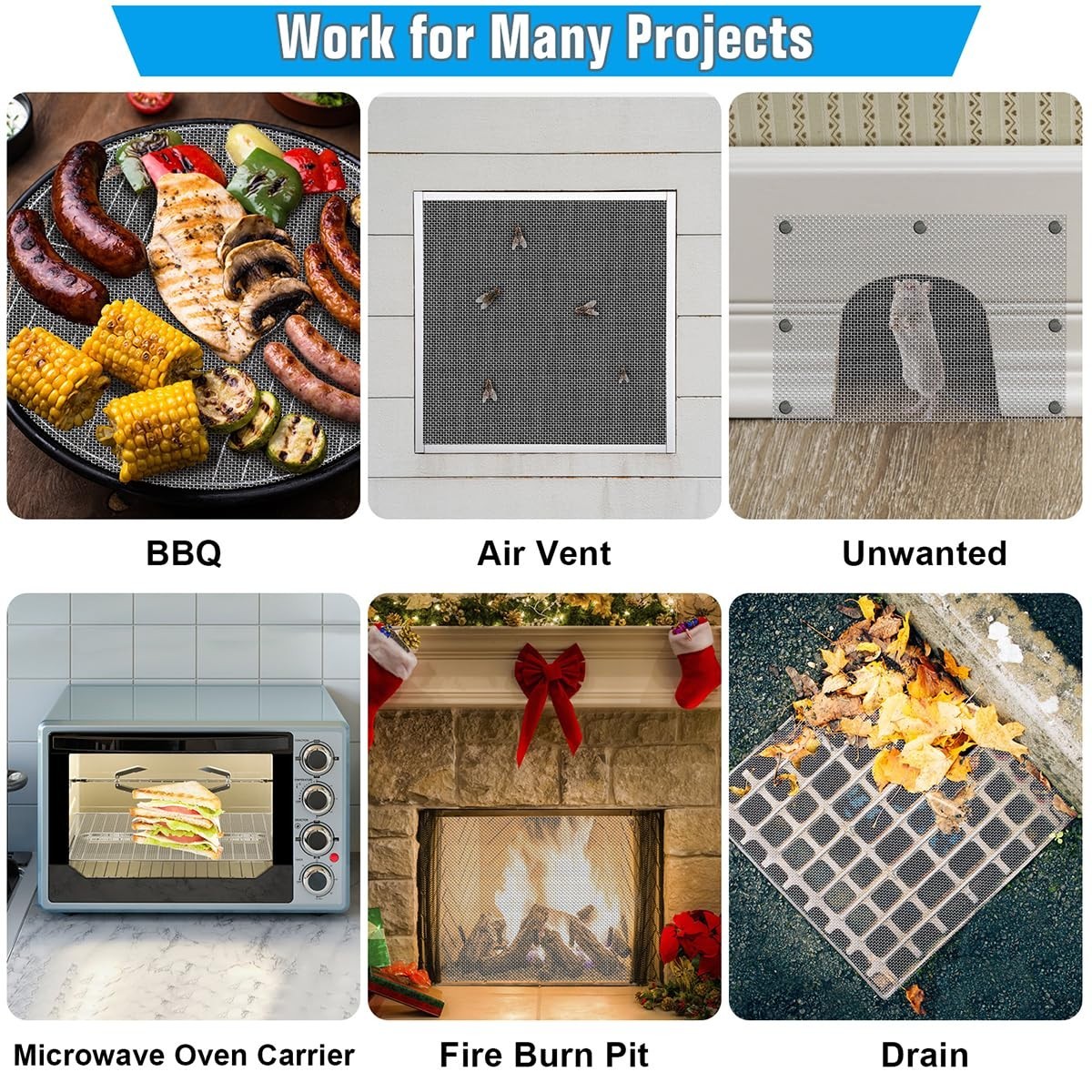 Bendable Stainless Steel Wire Mesh Sheets – 8.3″ x 11.8″ for Custom Applications