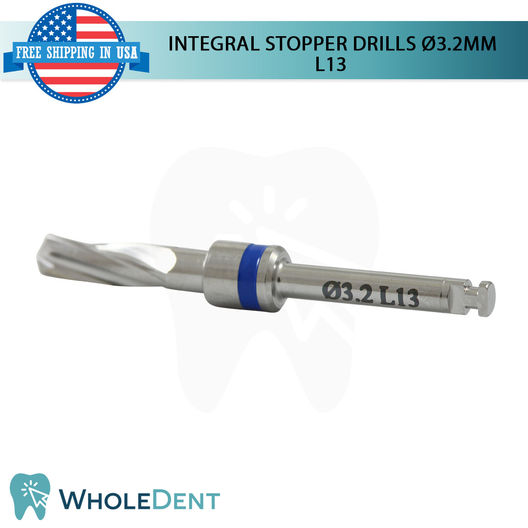 Surgical Integral Stopper Drill Ø3.2 External Irrigation Dental Implant