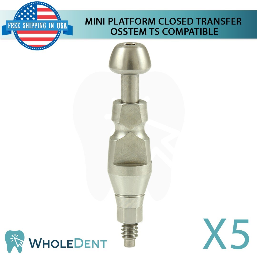 5X Mini Closed Transfer Dental 2.1mm Osstem® TS Hiossen® ET Compatible Hex