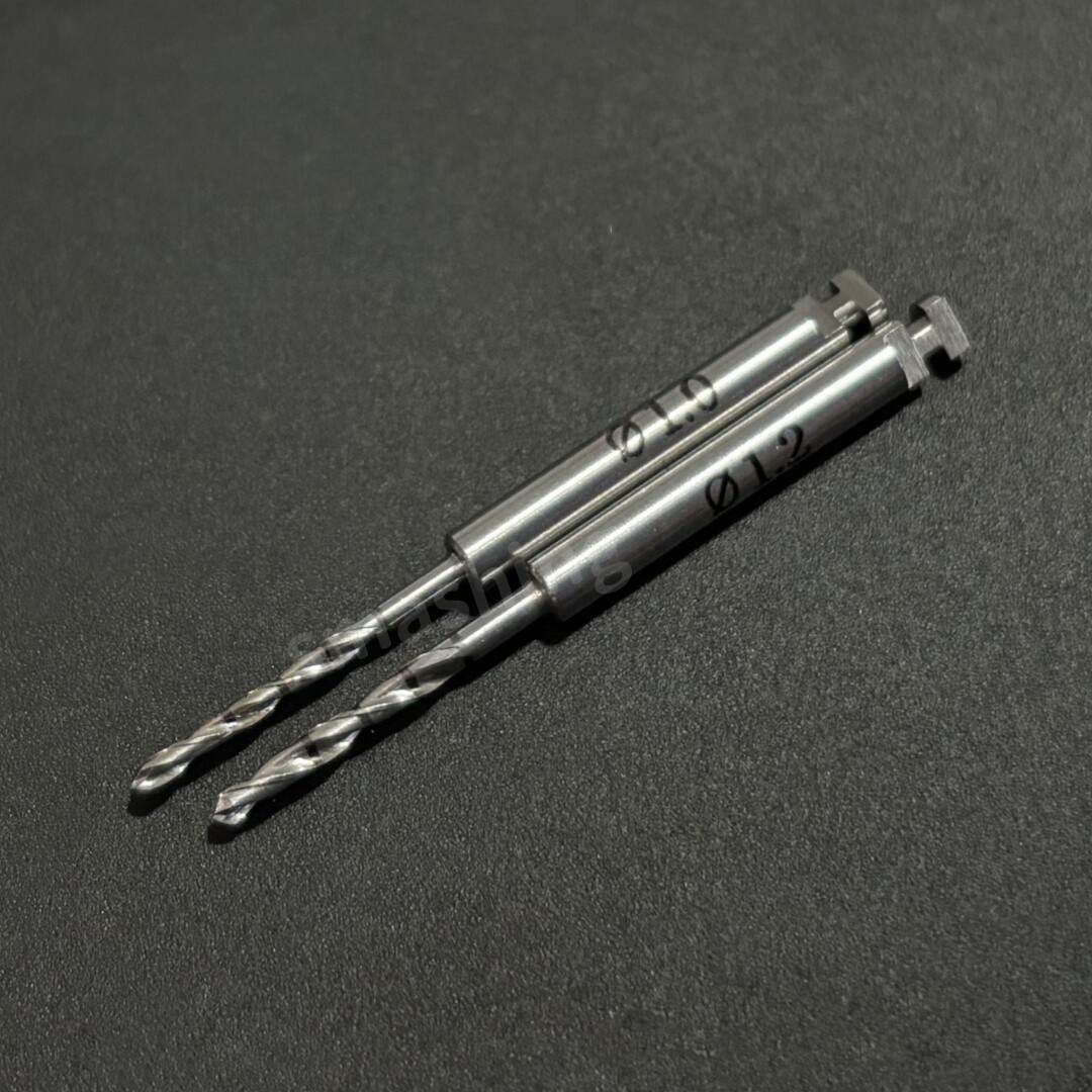 Dental 1.2/1.0 GBR Pilot Drill Thin Socket Drills Bone Tacks Pins Tent Screw TAC