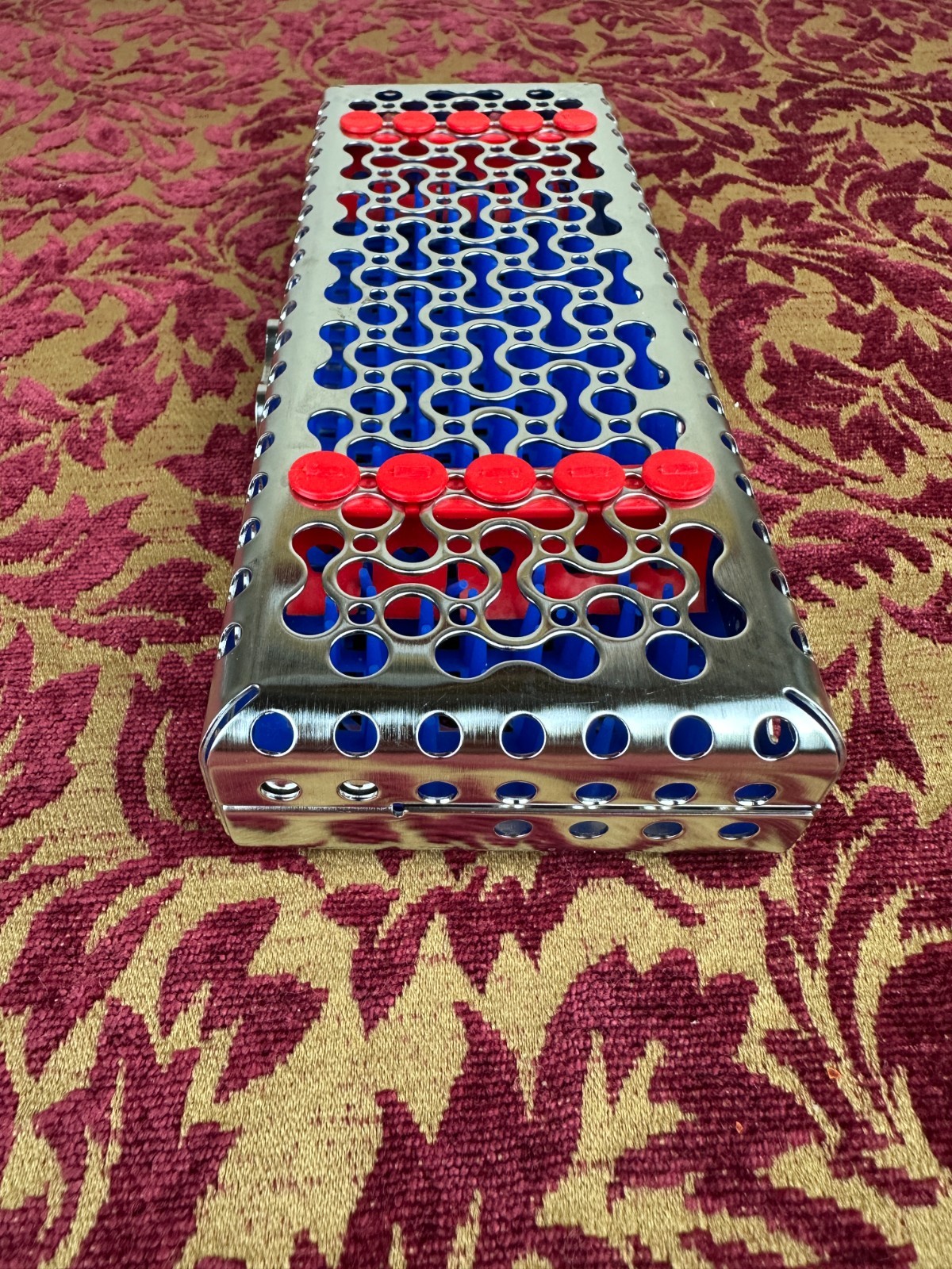 Hu-Friedy IMS Infinity Series Cassette Holds 5-instruments Red Blue