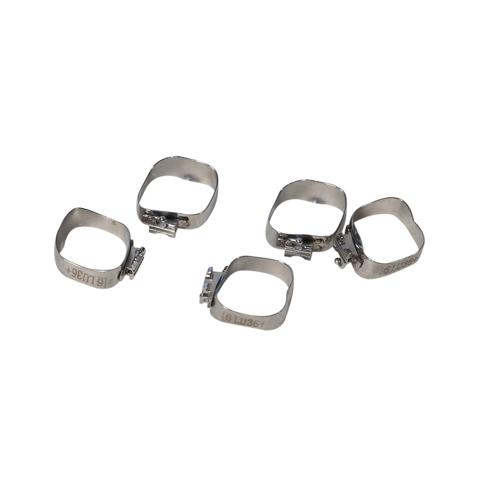 10 Sets Dental Prewelded Sgl Tube Roth.022 1st Molar with Bands Convertible CE