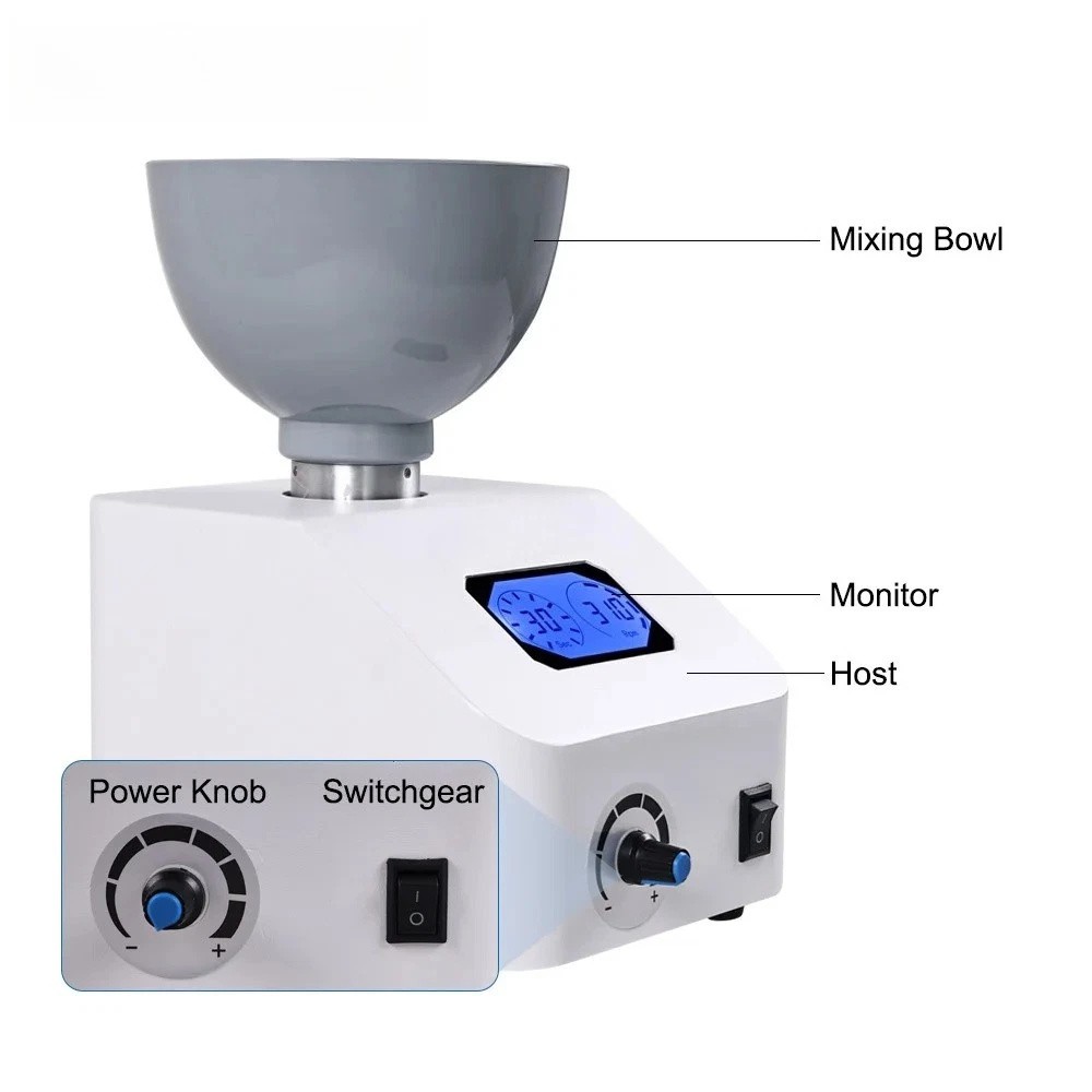 ALGINATE DENTAL MIXER LAB DIE STONE IMPRESSION MATERIAL 110V or 220V