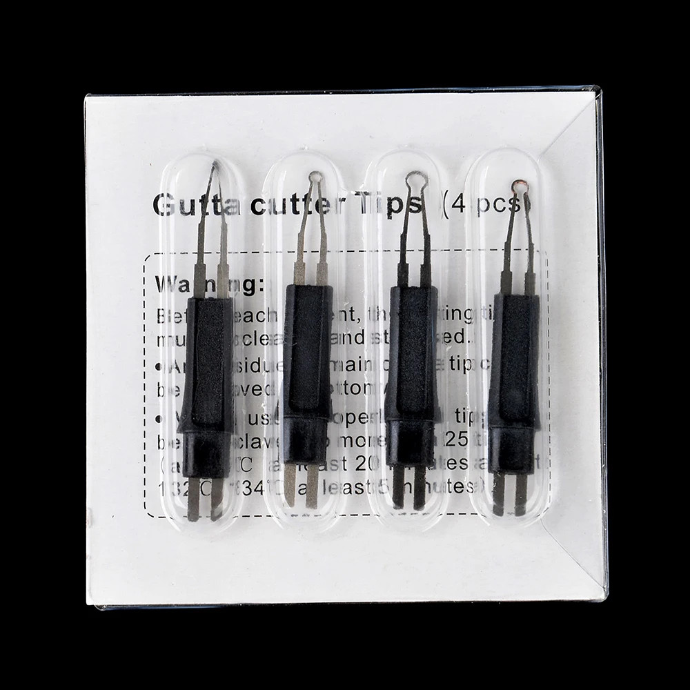 2 Packs Dental Heated Gutta Cutter Tips for Gutta Percha Point Heating Cutter US