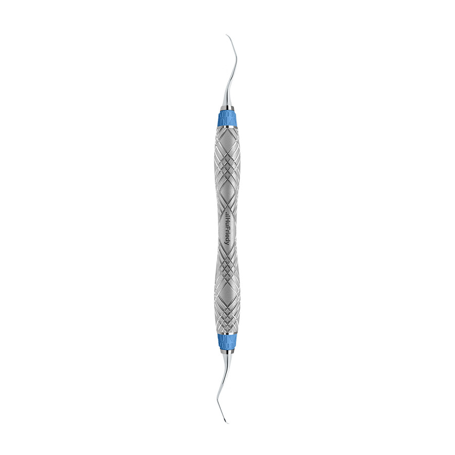 HU-FRIEDY #13/14 MICRO GRACEY, EE2 HARMONY BLUE ERGONOMIC HANDLE (x3)
