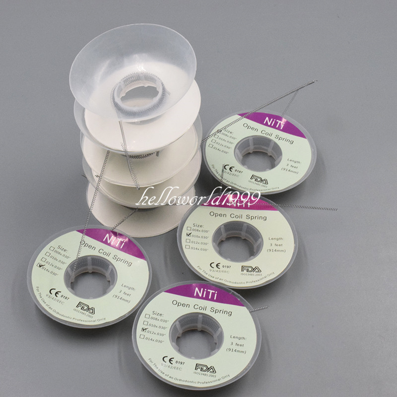 1 Roll Dental Ortho Niti Open Coil Spring 3 Feet Dia.008/010/012/014 inch 914 mm