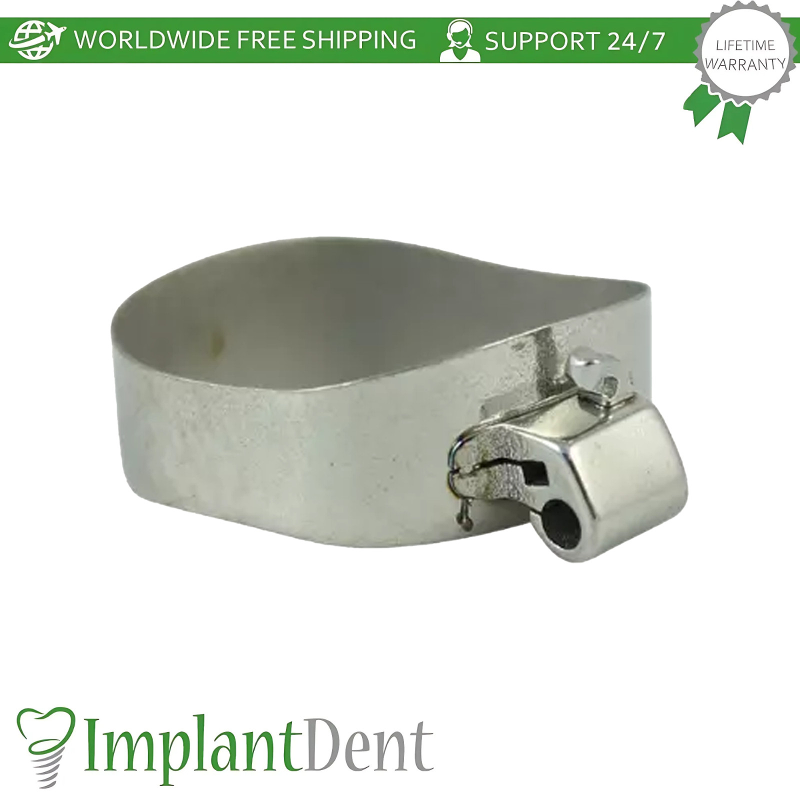 10x Dental Molar Double Tube Anatomical Upper Right Band Braces Span Ortho Lab
