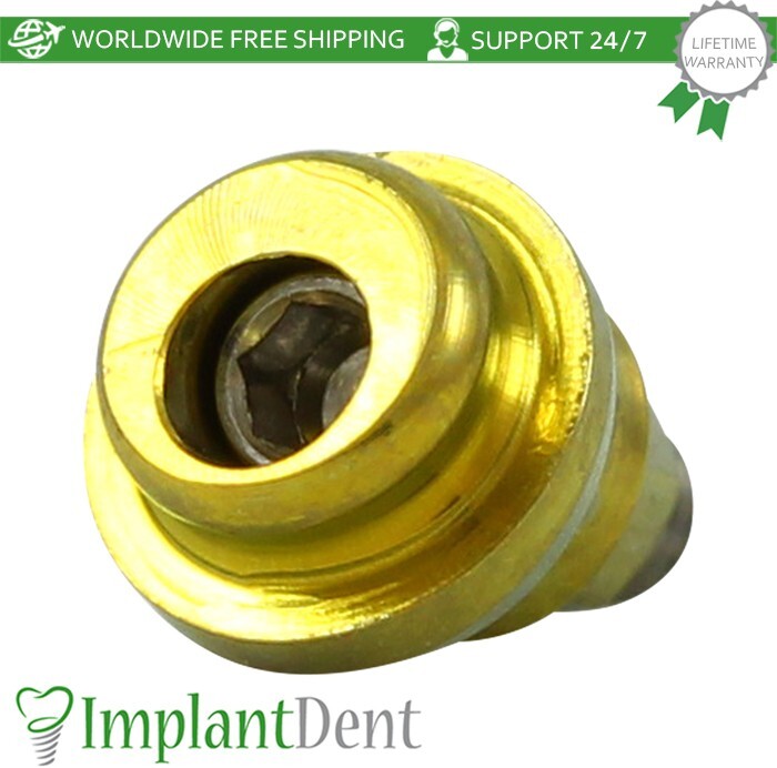 5x Angulated 30° Lokator Titanium Attachment Dental Int Hex Connection 2.42mm