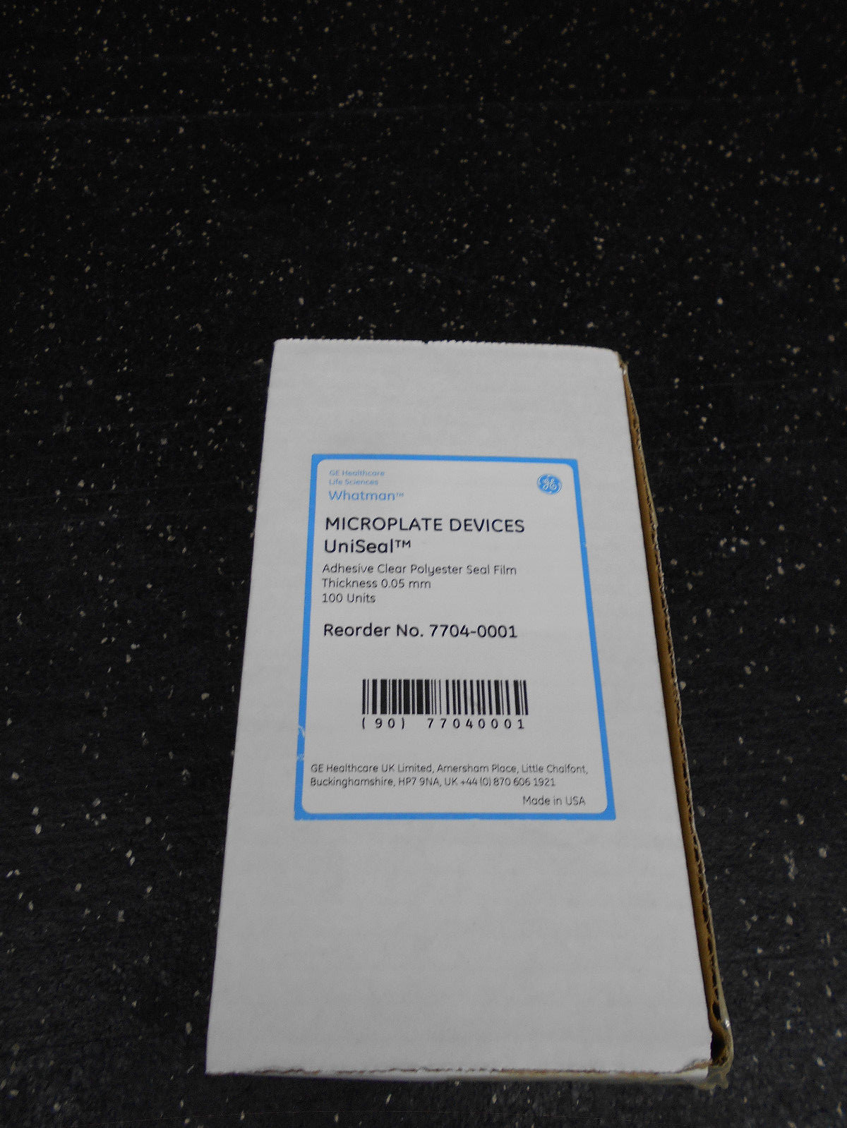 GE HEALTHCARE WHATMAN 7704-0001 MICROPLATE DEVICES UNISEAL™ 100/BX