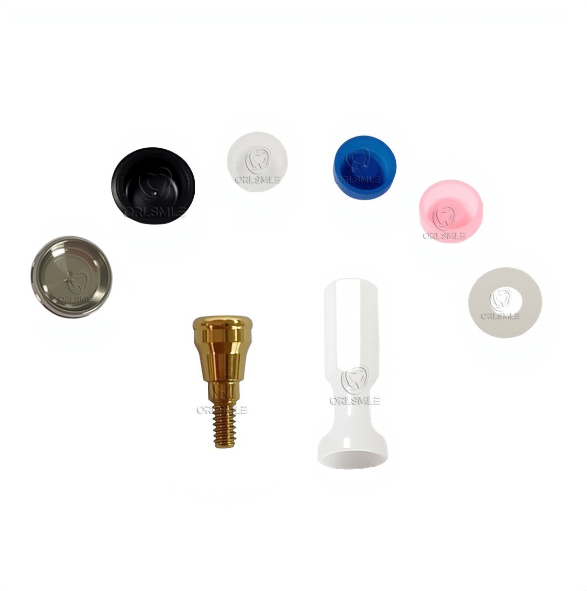 Locator abutment full set Male caps fit to Neodent GM GH1-6mm