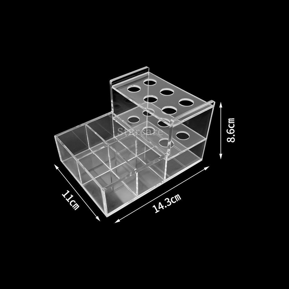 Dental Composite Resin Syringe Storage Holder Acrylic Organizer Applicator Rack