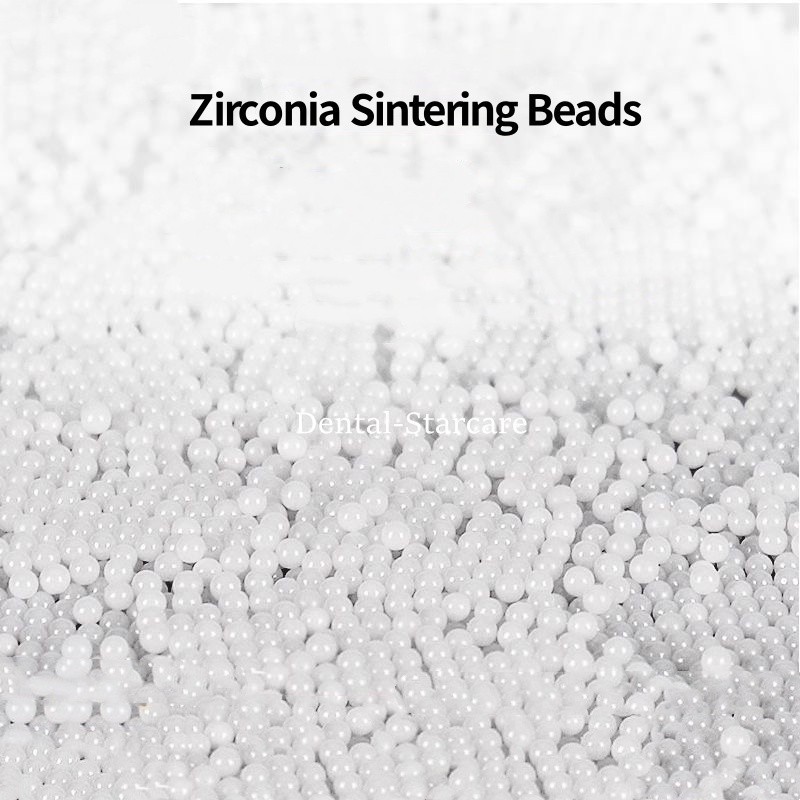Dental Lab White Zirconia Sintering Beads Round 1mm/2mm Diameter 100g-1000g