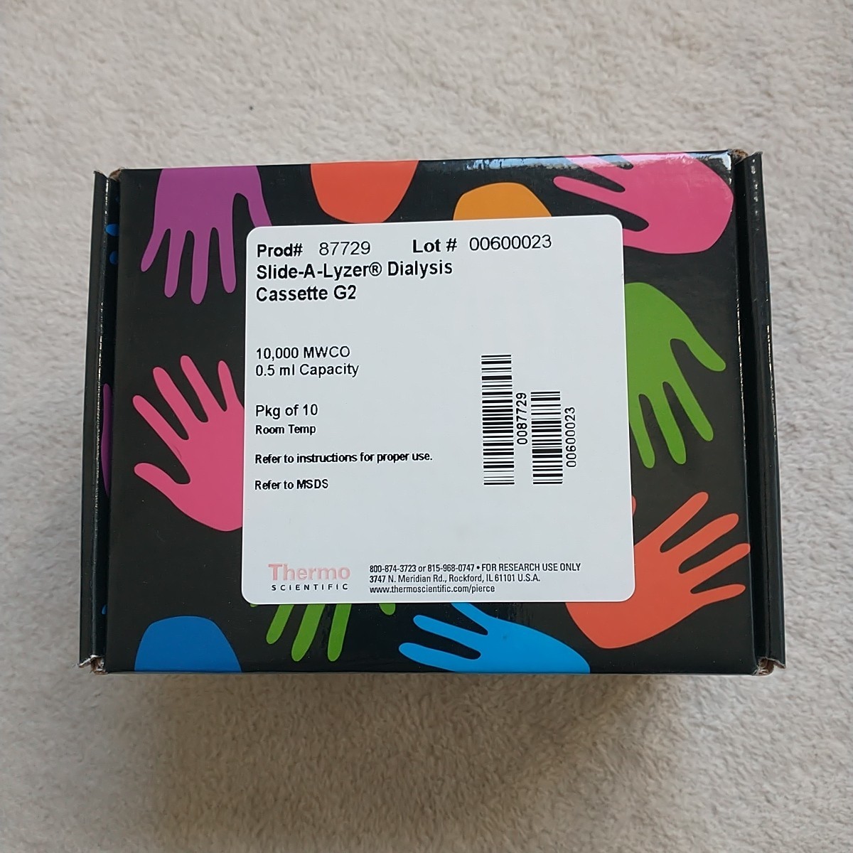 New Thermo 87729 Slide-A-Lyzer Dialysis Cassettes G2 0.5 mL 10k Open Box 5x