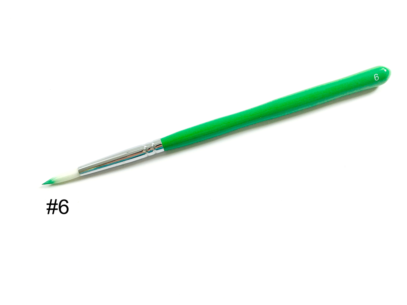 5pcs/Set Dental Green Porcelain Nylon Hair Brush Pen For Dental Lab #0 2 6 7 8