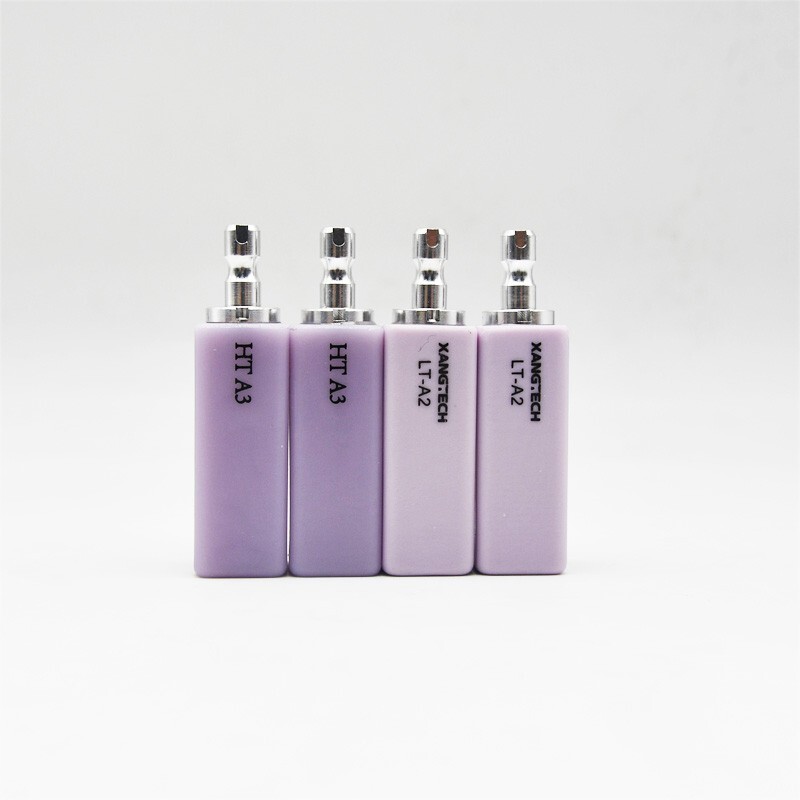 4 Pieces/Box B40 Lithium Disilicate HT/LT Glass Ceramic Blocks 40-15-14mm