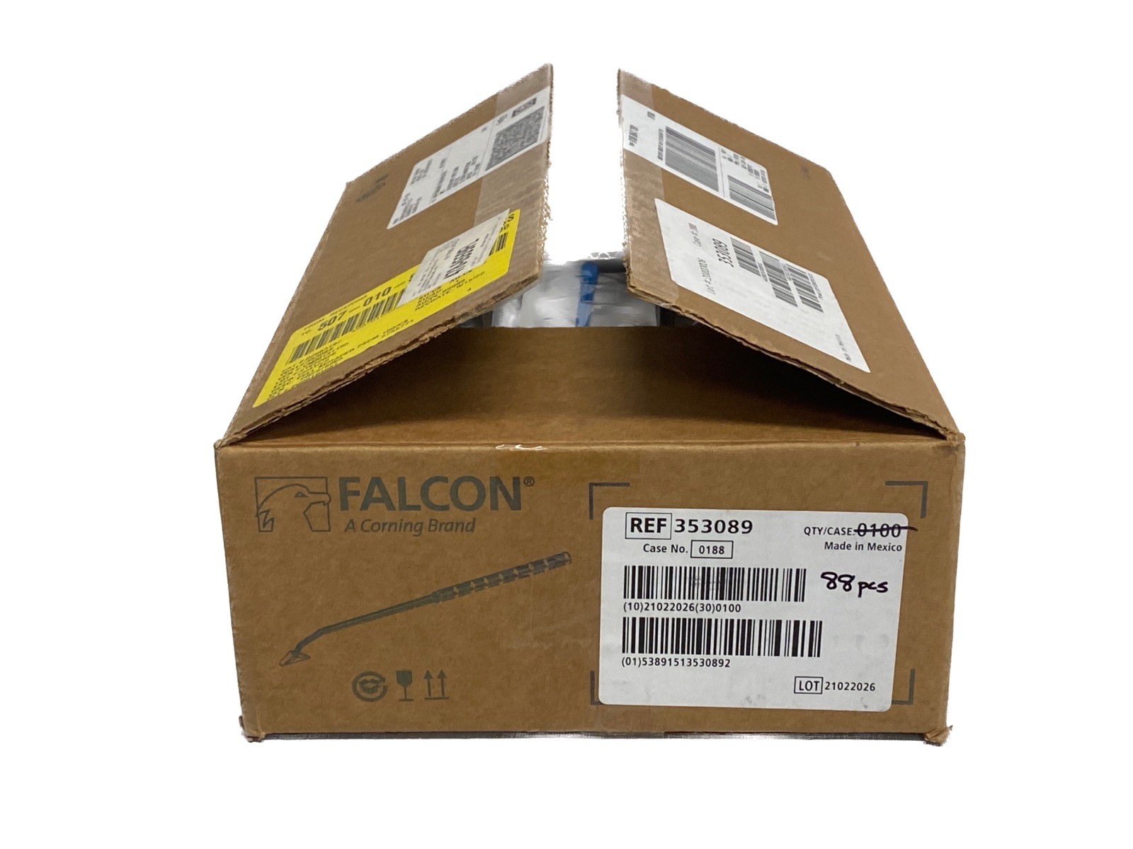 (88) CORNING FALCON Cell Scrapers 25cm Handle 3cm Blade 353089