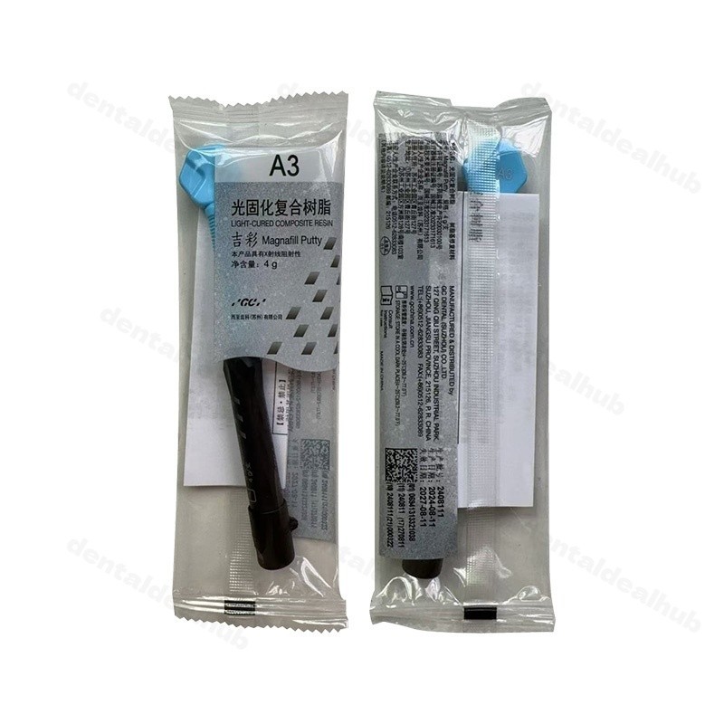 GC Magnafill Putty Light Cure Composite 4g A1 A2 A3 A3.5