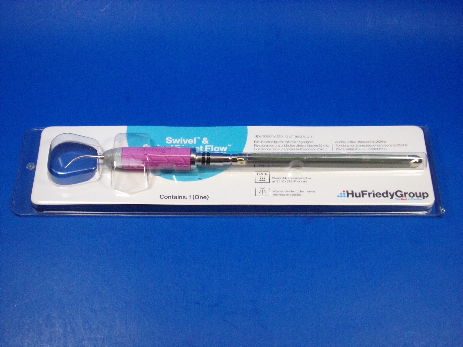 Dental #10 Swivel Direct Flow Insert 25kHz UI25SD10 HU FRIEDY
