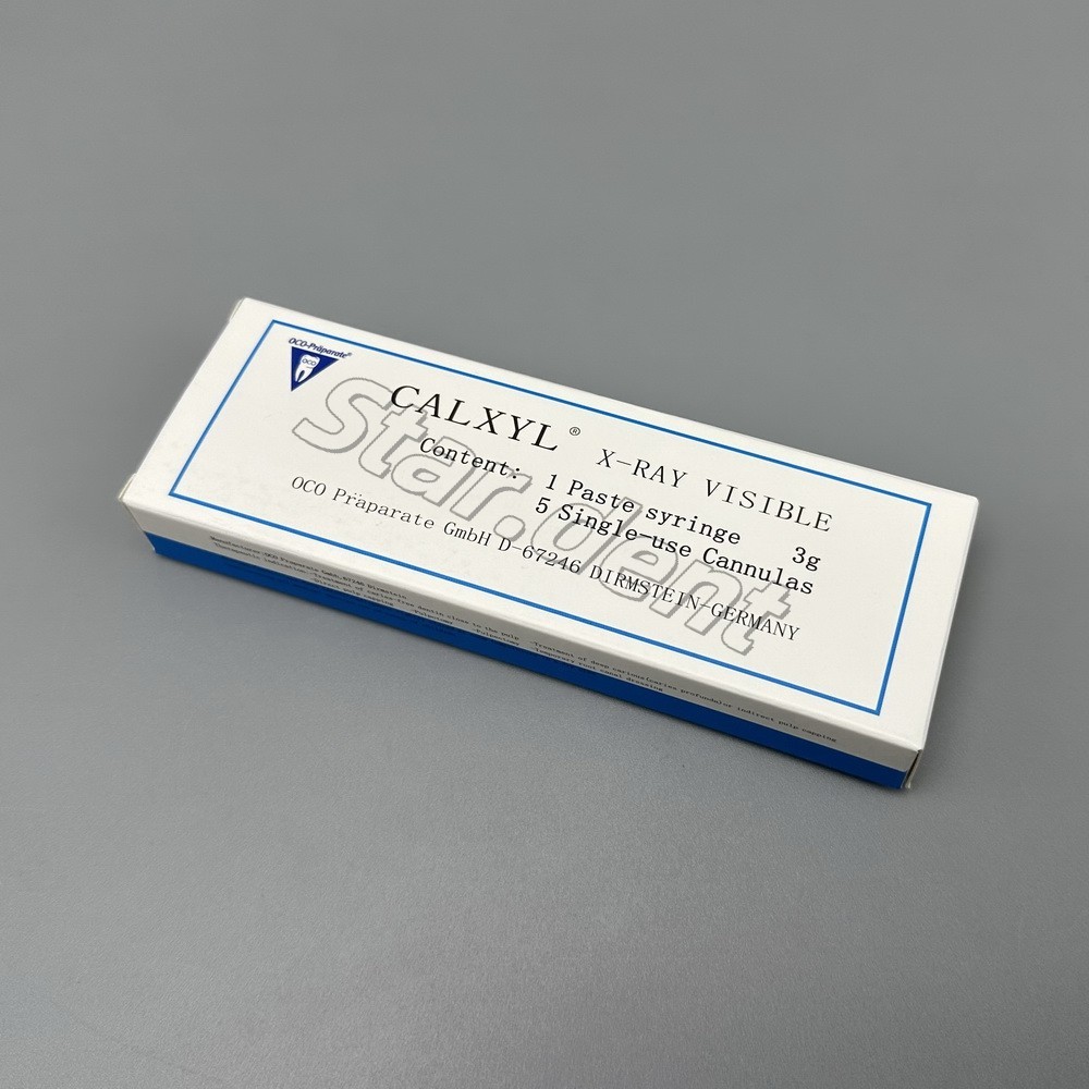 3g/Syringe x-ray visible Dental Calcium Hydroxide Paste 5pcs Single Use Cannulas