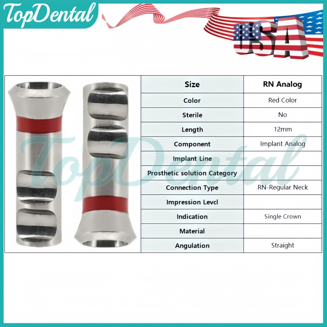 USA 10Pcs Dental RN Analog Replica Bone Tissue Level Fits Straumann ITI Regular