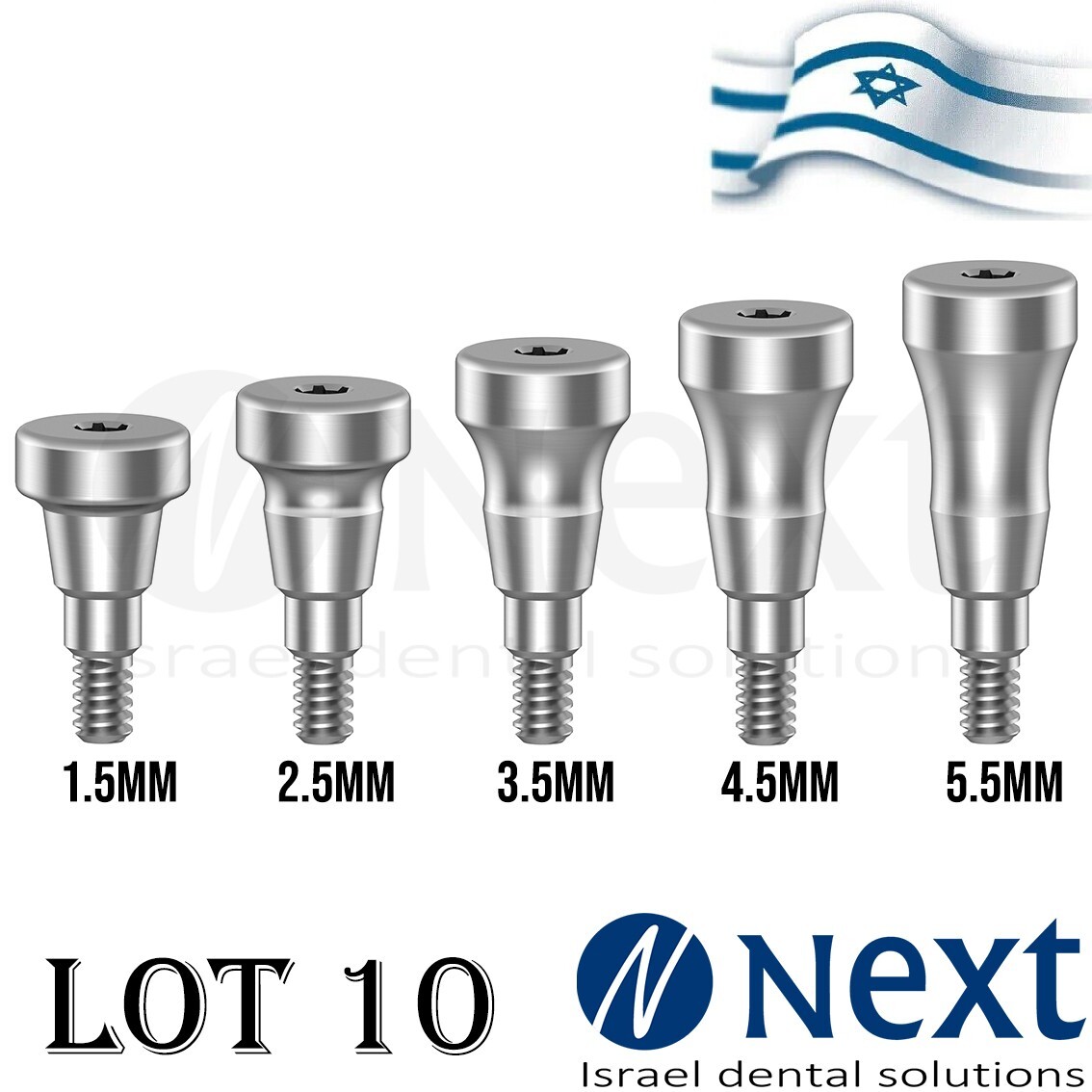 Lotx10 Healing cap abutment Neo GM Dent Grand Morse Straumann Fit