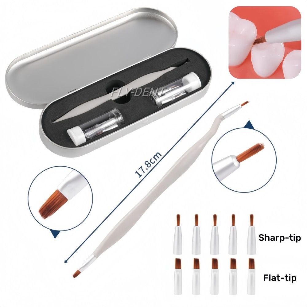 Dental Gingival Brush Resin for Clinical Restoration Brushes with Micro Heads
