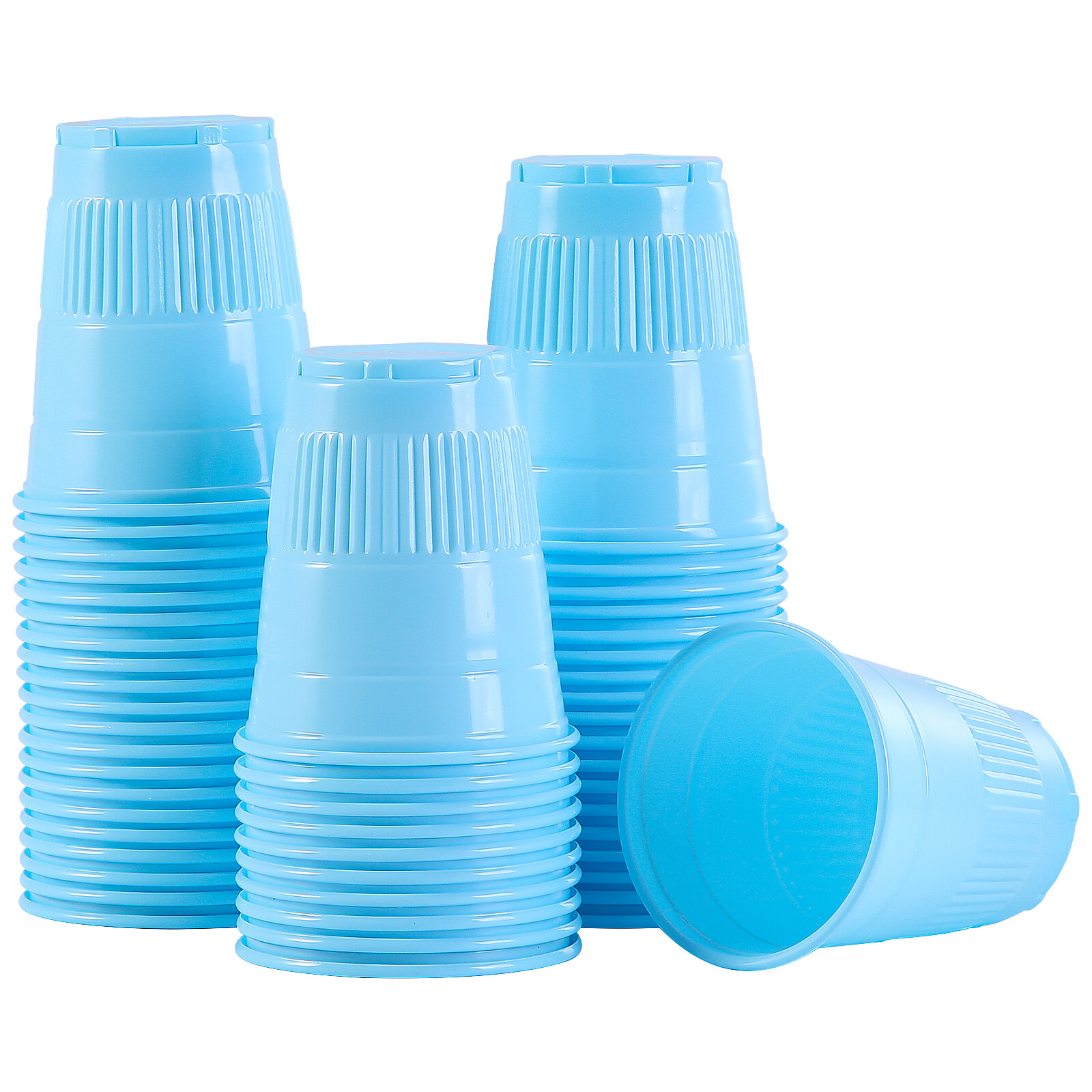 JMU 1000pcs Plastic Dental Cups 5oz Blue Disposable Drinking Cup Party Cups