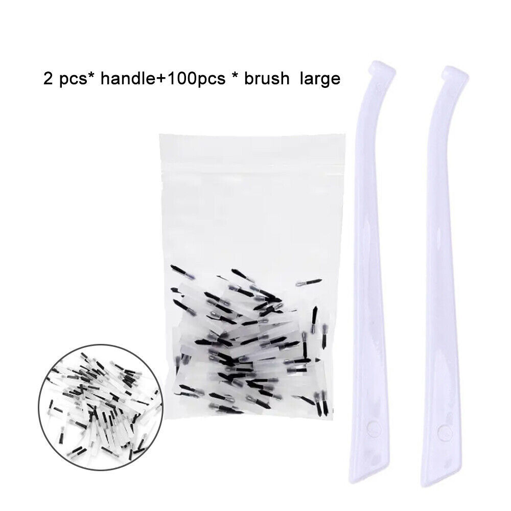 Dental Micro Brushes Composite Resin Disposable Mini Applicator Brush Tip Handle