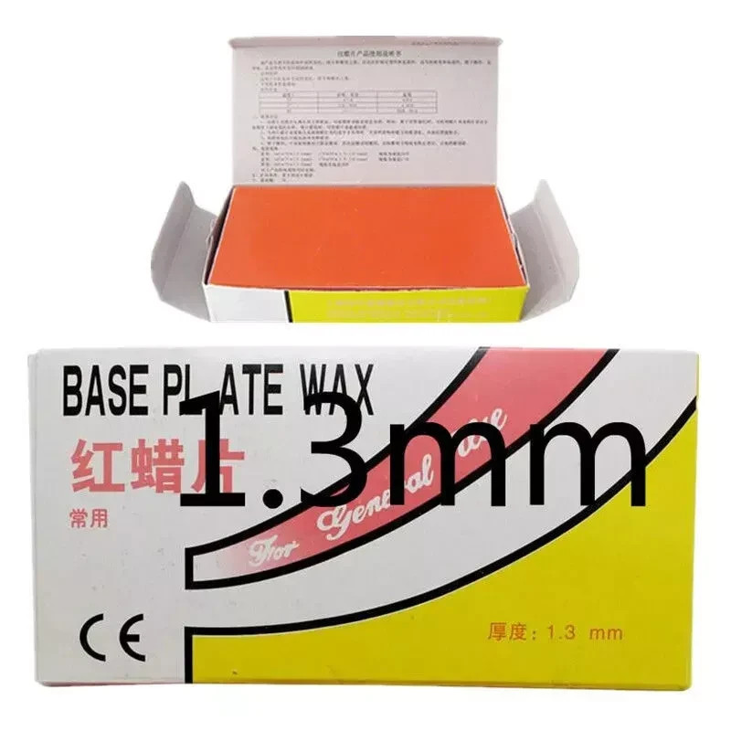 20 Pcs/Box Dental Lab Red Casting Utility Wax Plate Sheets Supply Instruments
