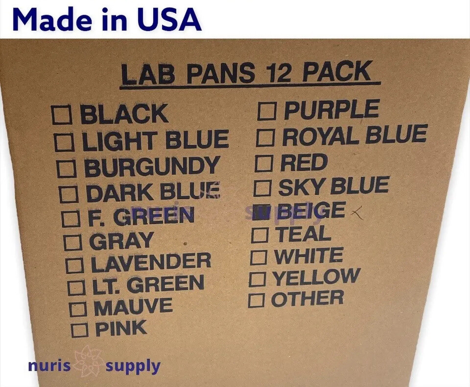 Forest Green Classic Dental Lab Work Pans Made in USA ERAFINE 12pcs/Bx