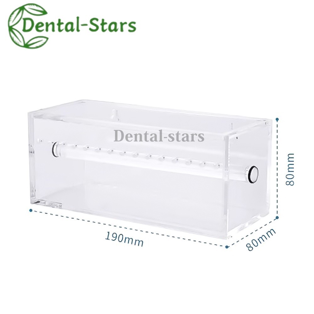 1x Dental Orthodontic Arch Wire Holder Power Chian Acrylic Organizer Storage Box