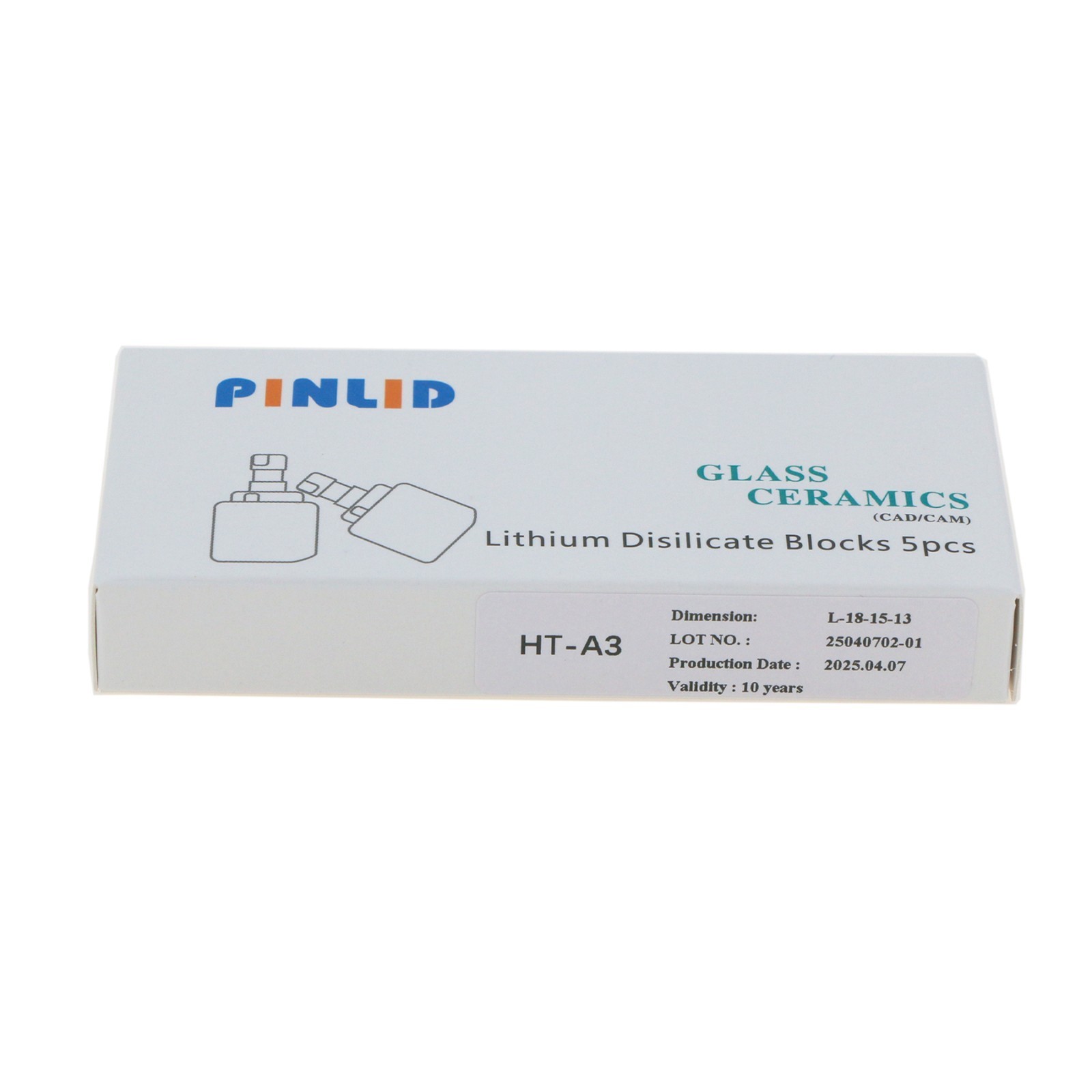 US C14 Glass Ceramic Block HT/LT Lithium Disilicate CAD/CAM Cerec Block 5Pcs/Box