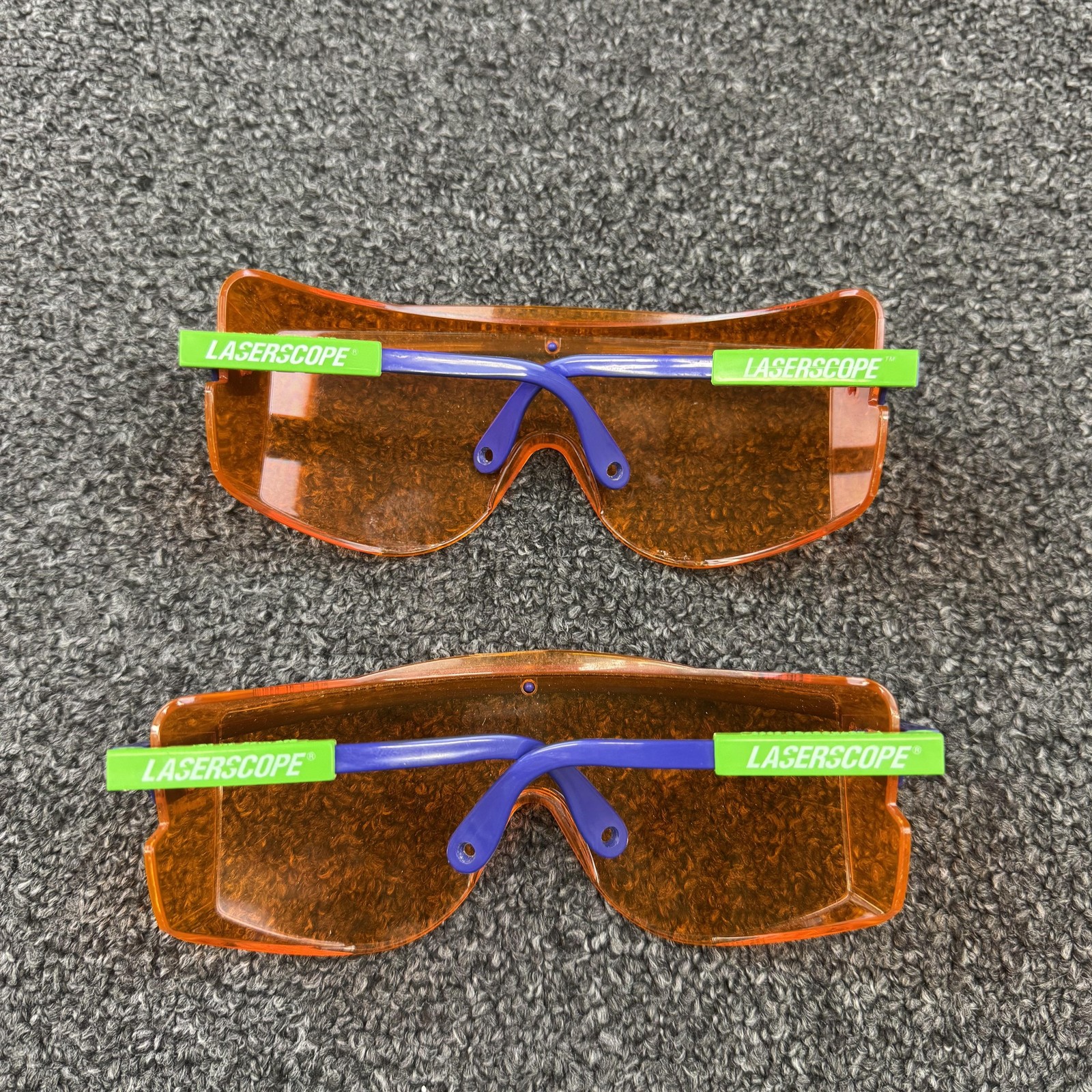 Laserscope Astrospec 3000 Laser Safety Glasses OD3 532nm Orange 2 Pairs