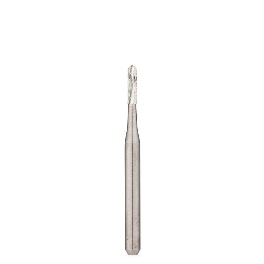 Brasseler BrioCut Round-End Cross-Cut Fissure Sterile Carbides Burs (25/Pack)