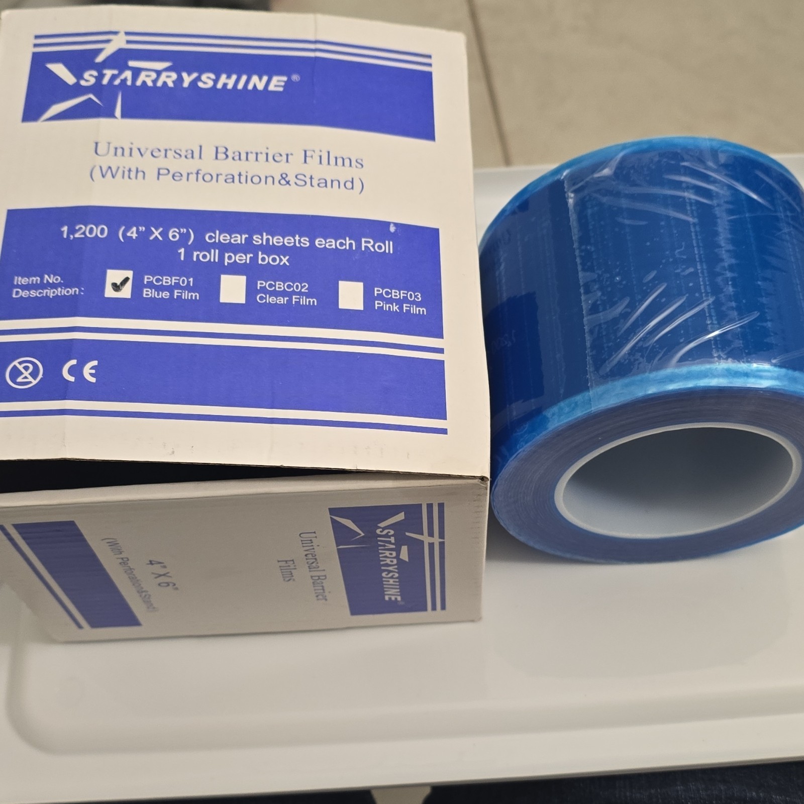 Starryshine PCBF01 Blue Film Barrier 4″x6″ Dental Laboratory