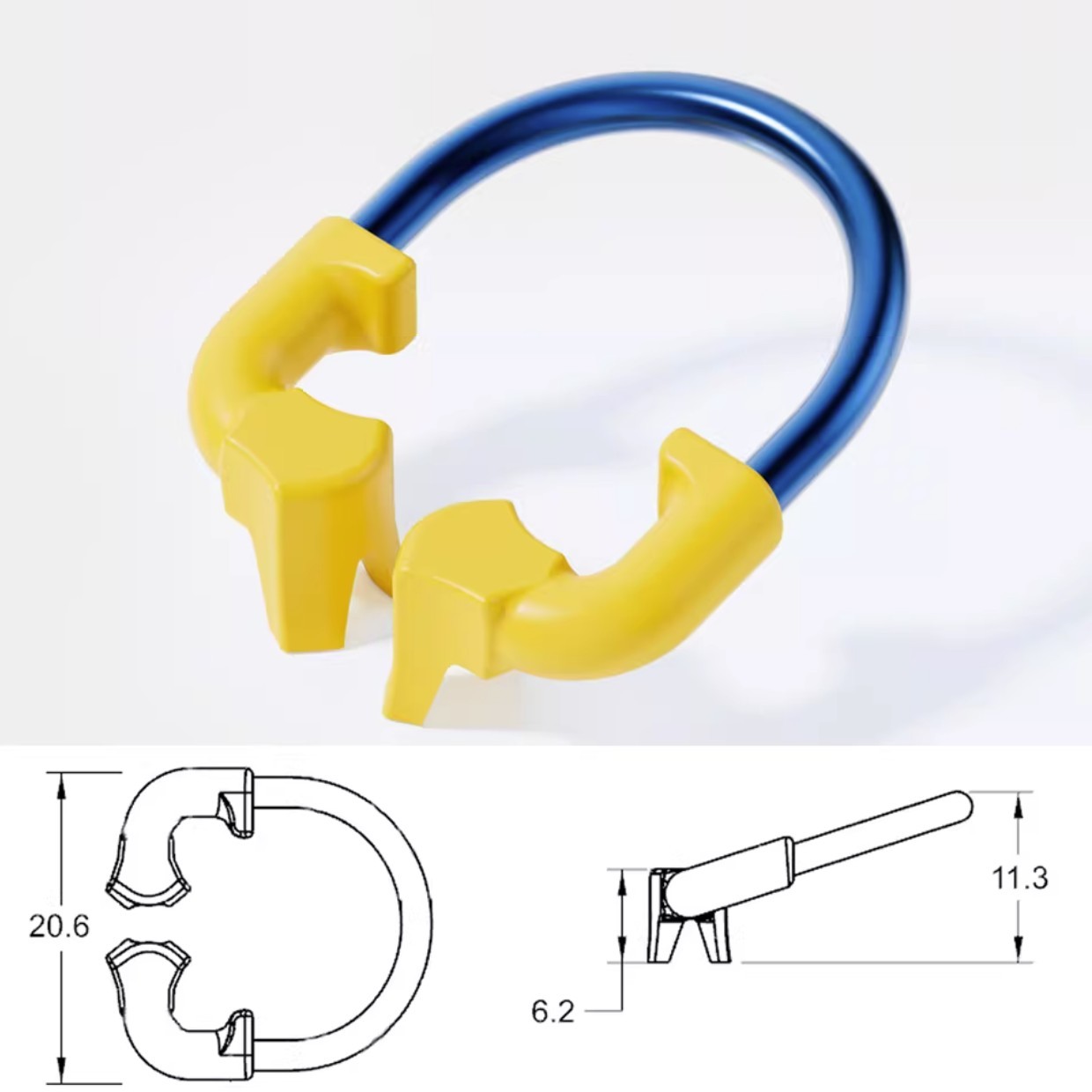 Dental Ni-ti Clamping Ring Adult High Crown Matrix Retainer Dentist Restoration