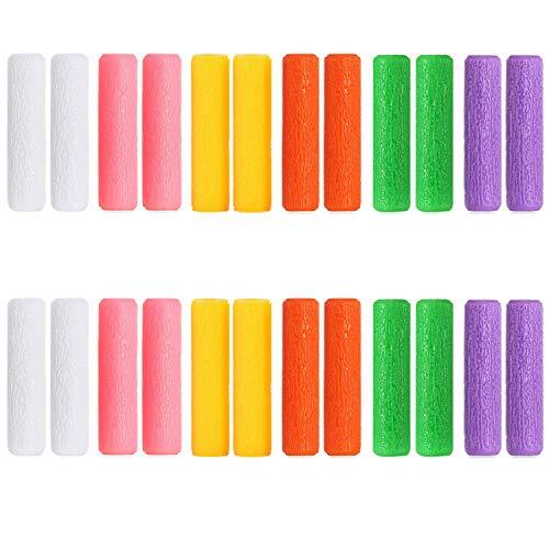 24 Pcs Aligner Tray Seaters Chewies for Aligner Trays Chompers, 6 Colors