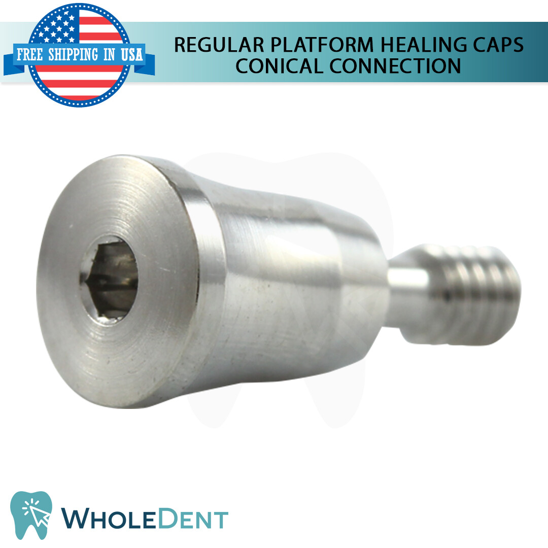 X1 RP Conical Connection Healing Caps Titanium Dental Abutment Ø4.5mm