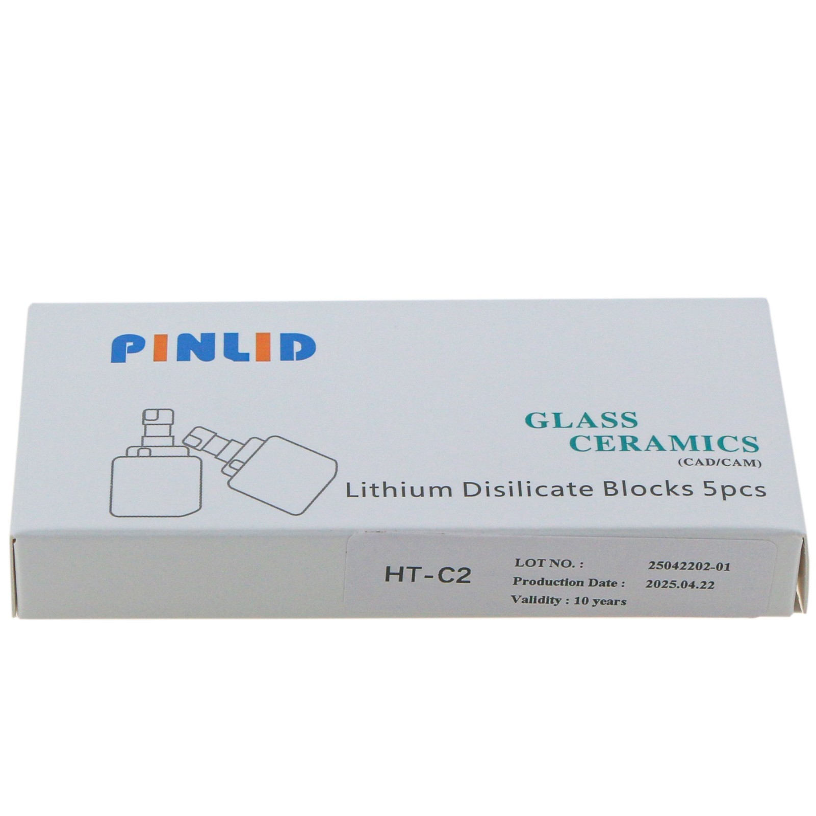 Lithium Disilicate C14 Dental Lab Glass Ceramic Blocks HT CAD CAM Cerec Veneer