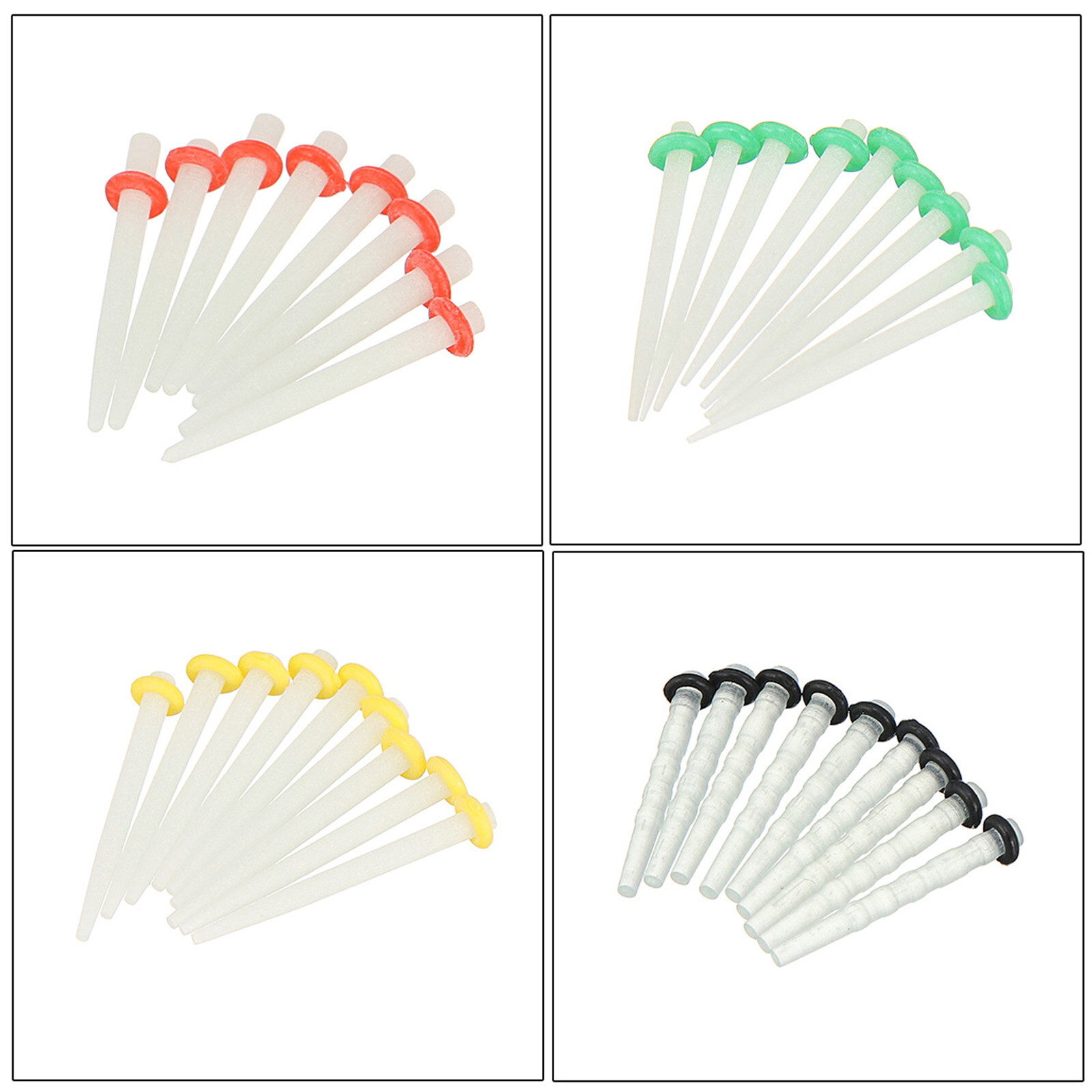 200Pc Coloful Dental Fiber Post Material Glass Fiber Composite Post Quartz Screw