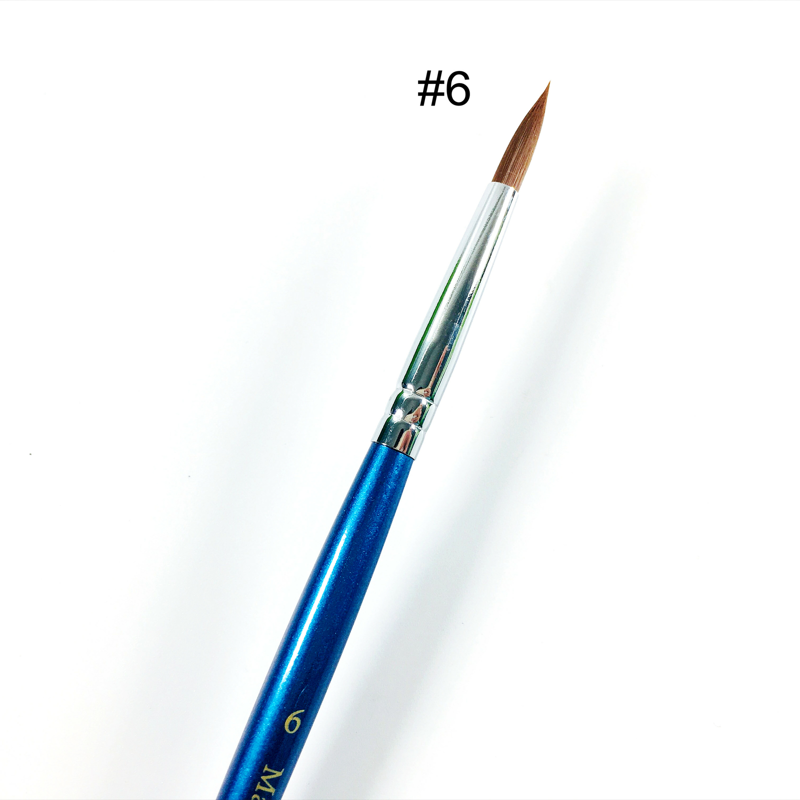 5pcs/Set Dental Blue Porcelain Nylon Hair Brush Pen For Dental Lab #0 2 6 7 8